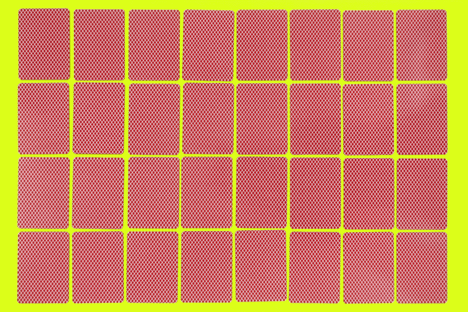 Claude Closky, ‘Memory,’ 2023, card game, 33 cards, each 8,9 x 6,3 cm. Claude Closky, ‘Memory,’ 2023, card game, 33 cards, each 8,9 x 6,3 cm.